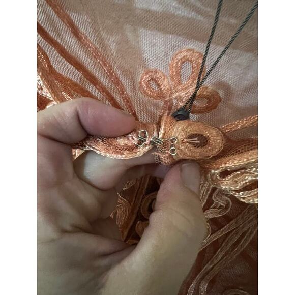 NWT Pretty Angels Boho butterfly top sheer dressy fairycore festival pretty sz S - Picture 11 of 12